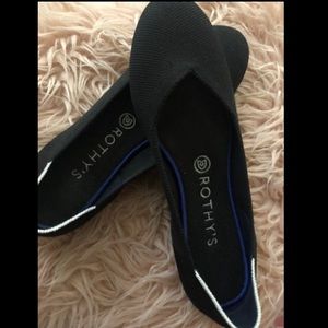 Rothy’s Black Pointed Toe Flats